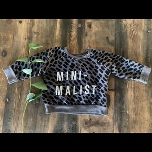 Huxbaby Minimalist Leopard Sweatshirt